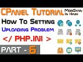 How To Setting Up PHP.INI In Cpanel | Solve Uploading Problem| MobGyan
