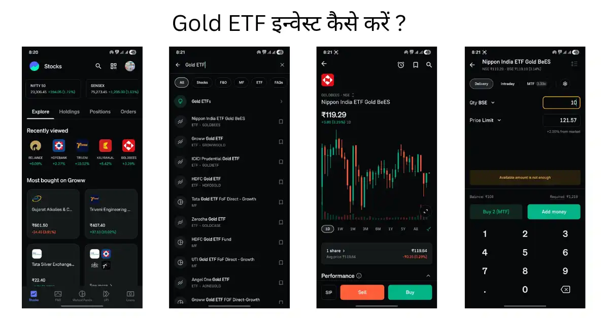 Gold ETF इन्वेस्ट कैसे करें Step by Step